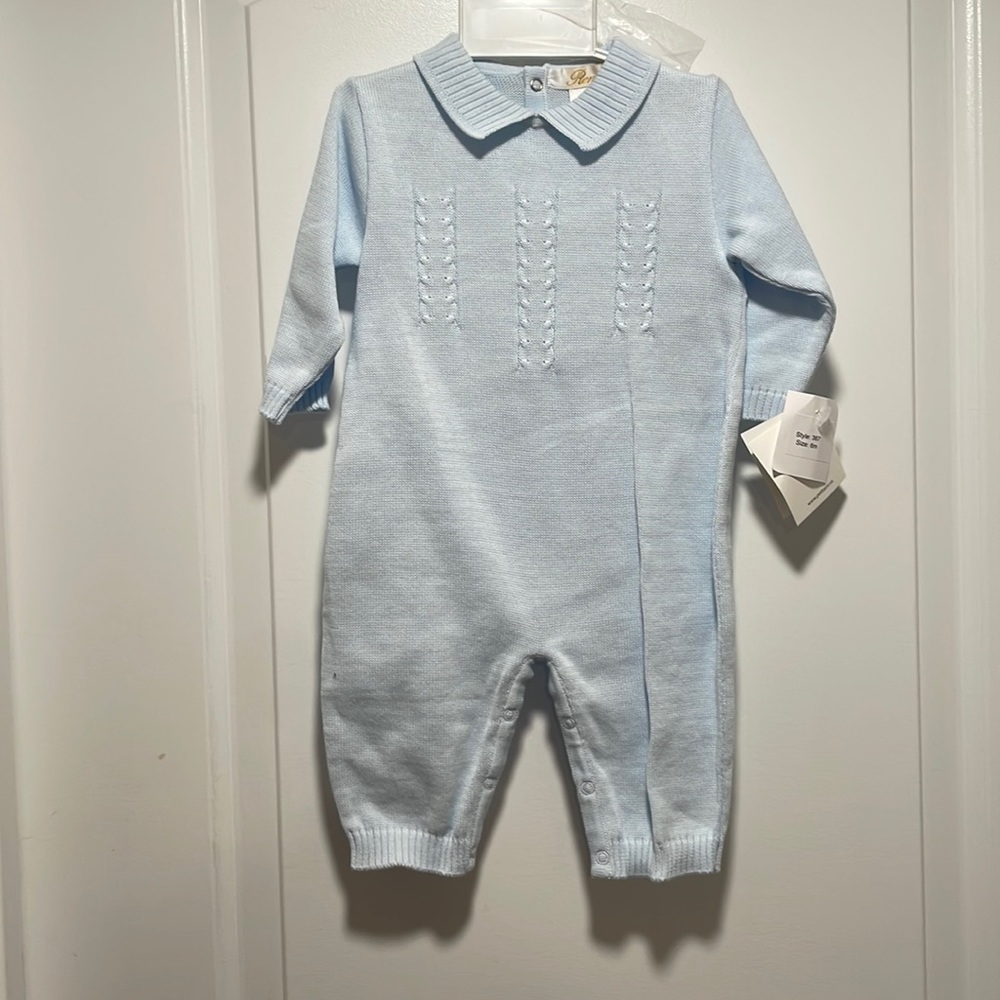 Baby boy knit one piece